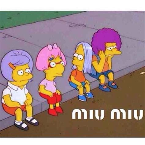 miu miu simpsons|simpson miu.